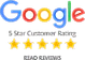 5 star Google customer rating